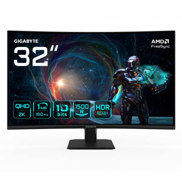 GIGABYTE GS32QCA Monitor Curvo 31.5